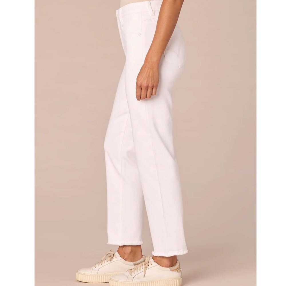 New w/Tags - Democracy Ab-Solution Hi Rise Straight Jeans, Optic White, 18P Plus - Picture 10 of 14